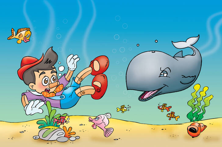 Pinocchio and the Whale