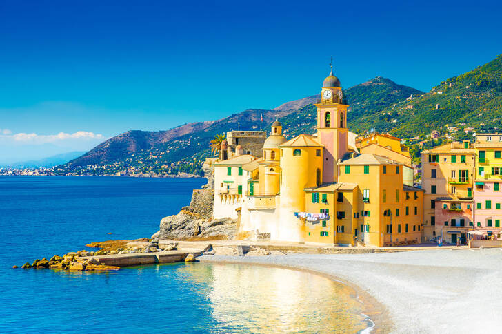 The city of Camogli in Liguria