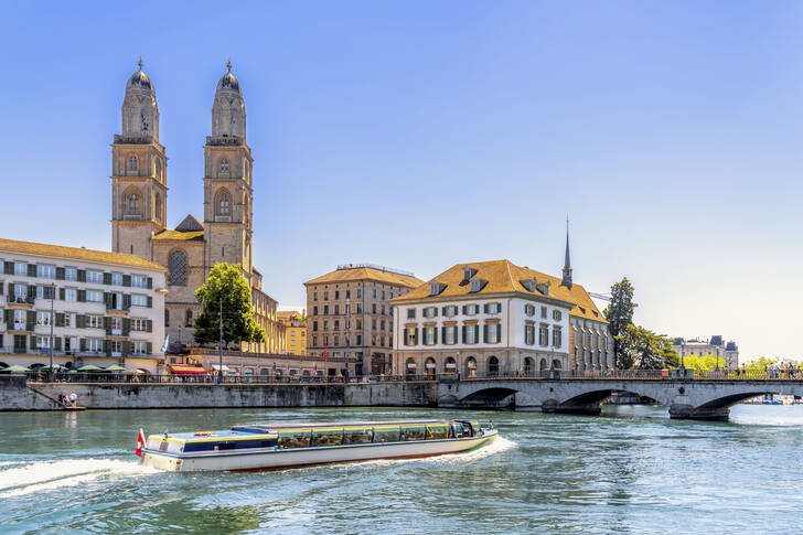 River Tram in Zurich