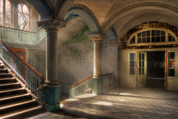Abandoned sanatorium Beelitz-Heilstätten