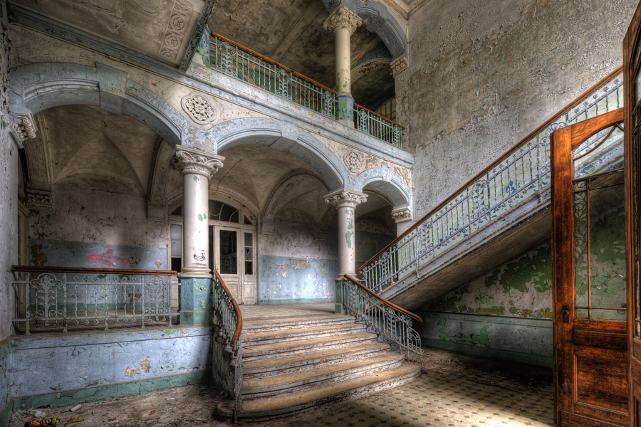Verlaten sanatorium Beelitz-Heilstätten