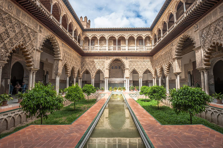 Palác Alcazar v Seville