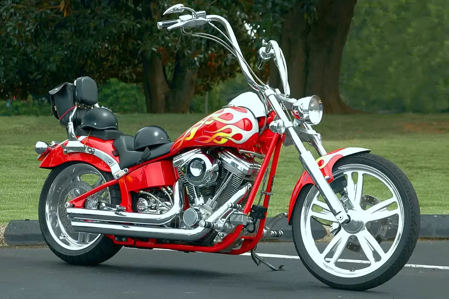 Rode motorfiets