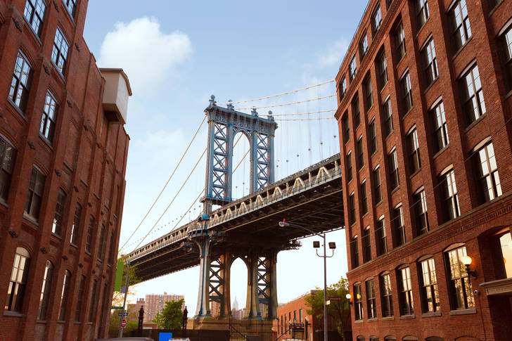 Udsigt til Manhattan Bridge