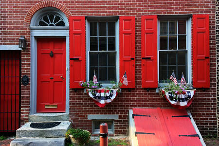 Altes Haus in Philadelphia