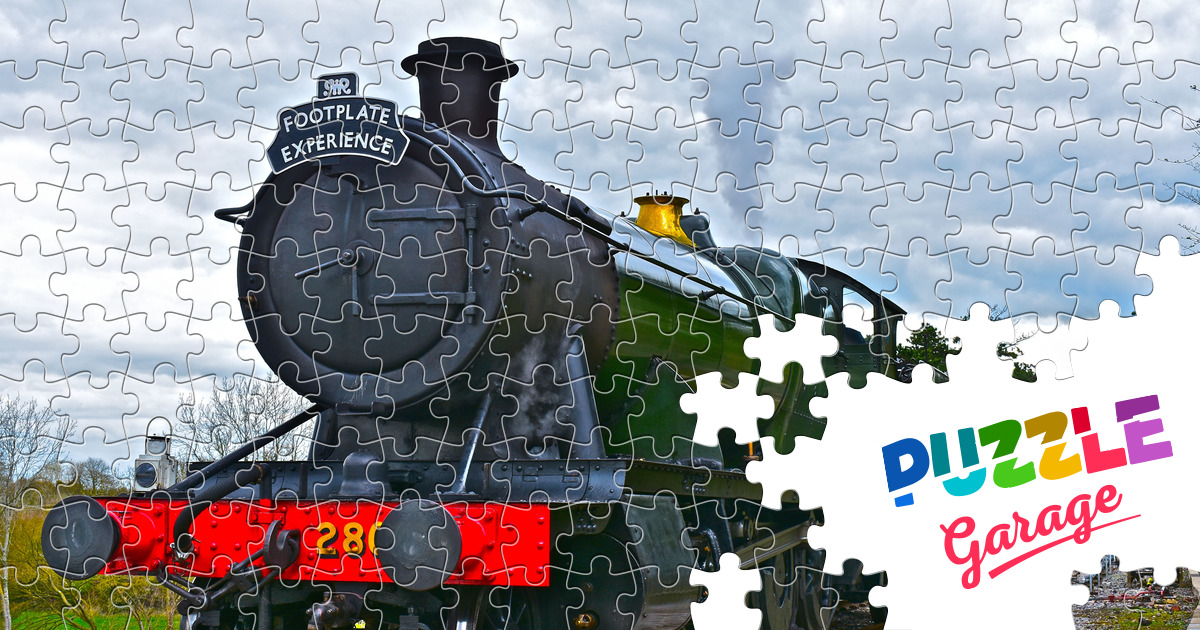 Freight Jigsaw Puzzle (Technics, Trains) Puzzle Garage