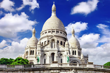 Basilica of the Sacre Coeur in Montmartre
