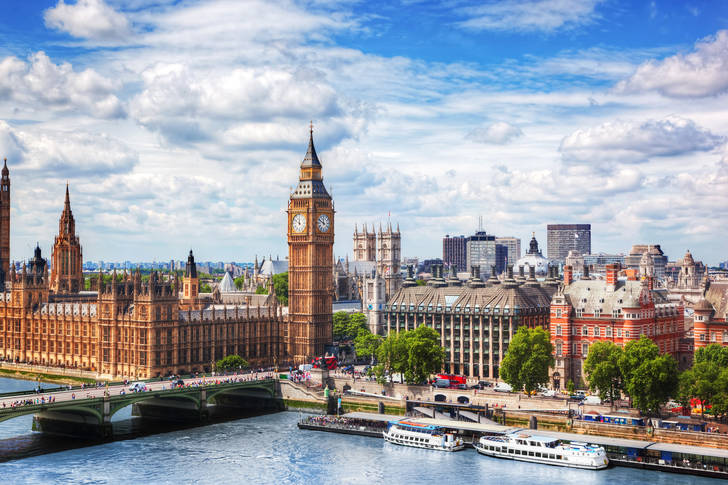 Big Ben und das britische Parlament