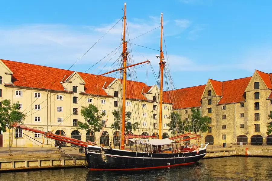 Vieux bateau à Copenhague