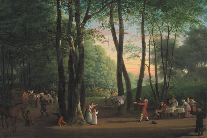 Jens Juel: The Dancing Glade in Sorgenfrey, North of Copenhagen