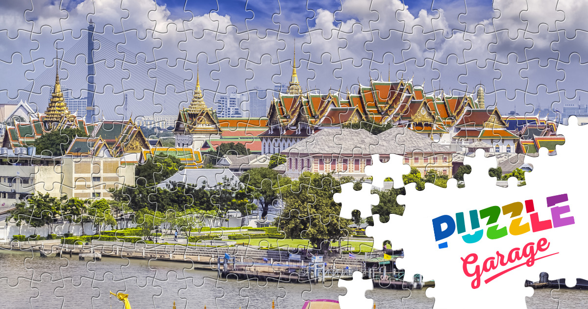 Thailand Royal Palace Landscape Jigsaw Puzzle (Countries, Thailand ...