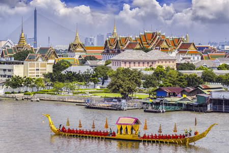Пейзаж королевского дворца Таиланда