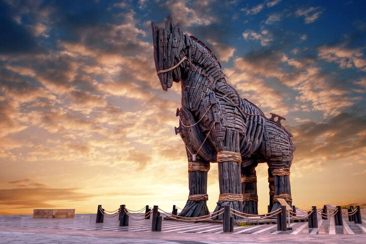Trojanisches Pferd in Canakkale