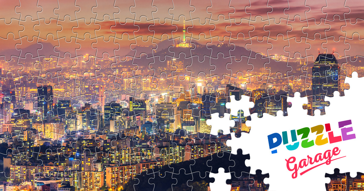 Seoul Jigsaw Puzzle (Countries, South Korea) | Puzzle Garage