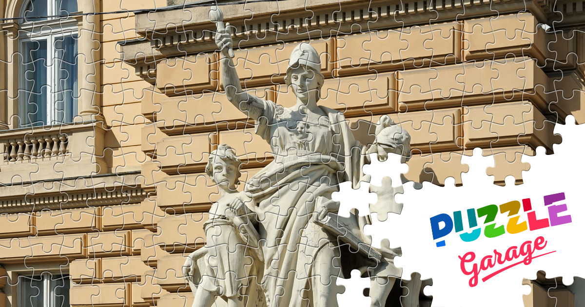 Sculptures on the facade Jigsaw Puzzle (Art, Sculpture) | Puzzle Garage