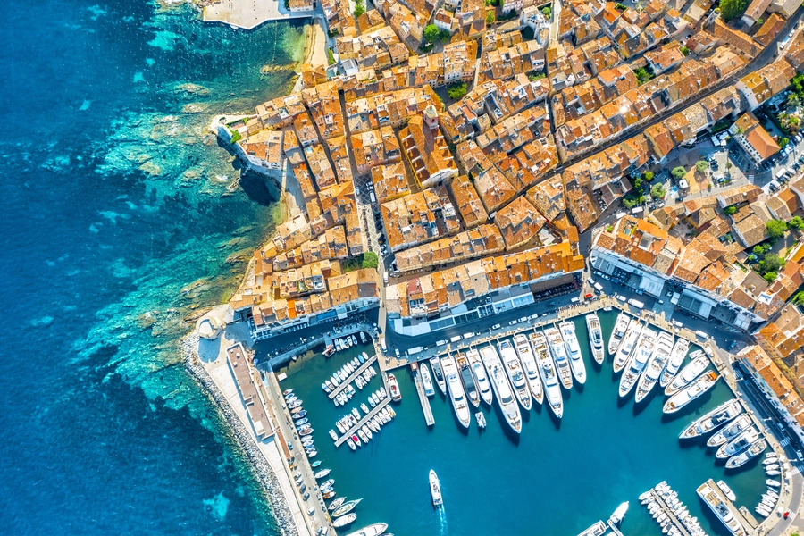 Vista de la ciudad de Saint-Tropez
