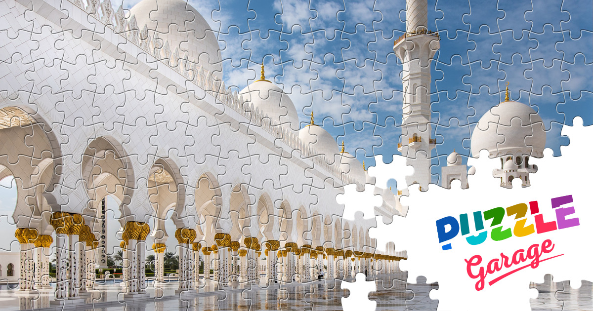 Sheikh Zayed Mosque Jigsaw Puzzle (Countries, UAE) Puzzle Garage