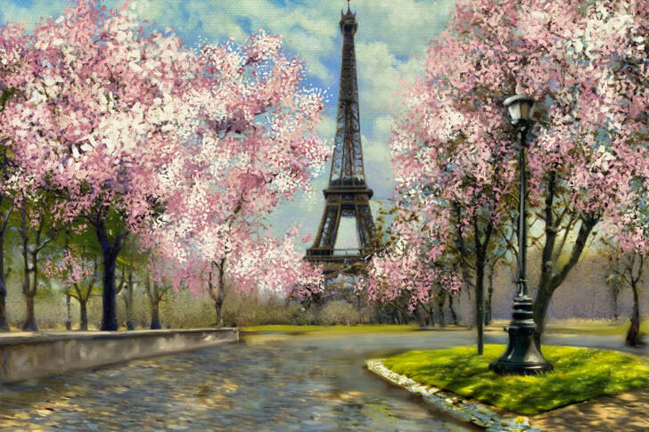 Jaro v Paříži