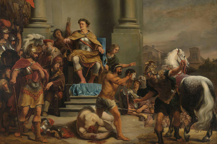 Ferdinand Bol: "Consul Titus Manlius Torquatus Orders the Beheading of his Son"