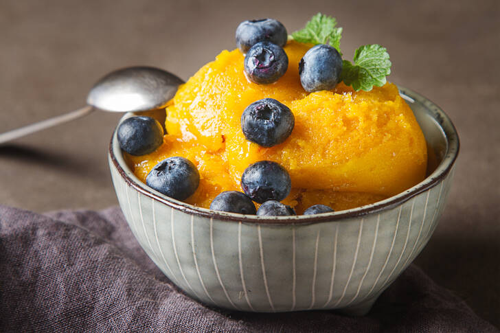 Sorbet à la mangue