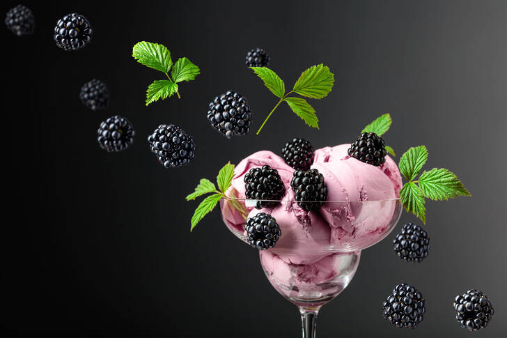 Blackberry Ice Cream