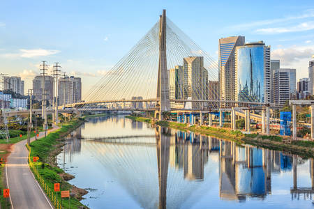 Oliveira Bridge in Sao Paulo