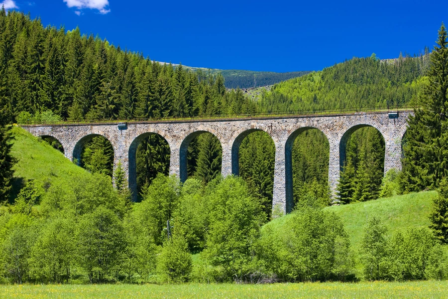 Chmarošsky-viaduct, Slowakije