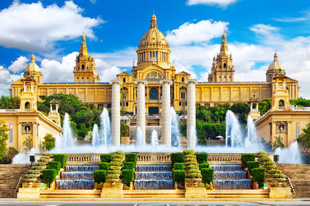 National Palace i Barcelona