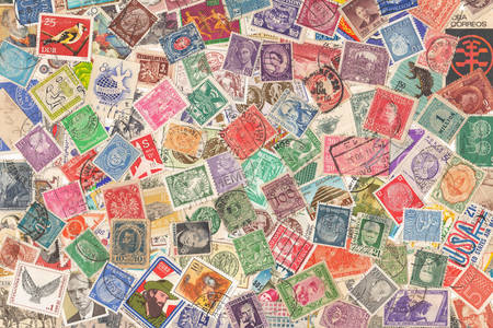 Kolekcija vintage poštanskih maraka