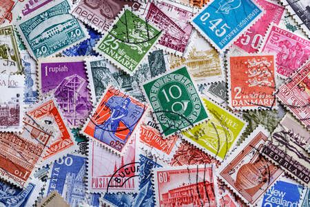 Vintage Briefmarkensammlung