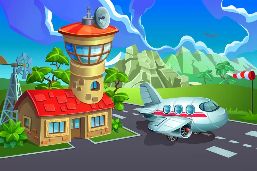 Avion na aerodromu