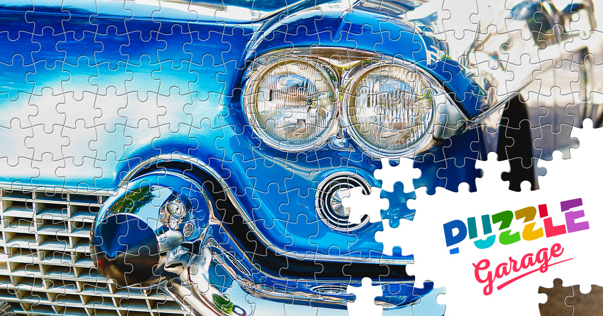 Retro car Jigsaw Puzzle (Technics, Auto) Puzzle Garage