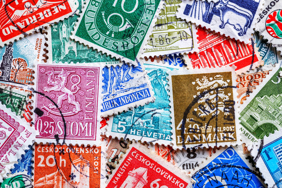 Postage stamps with flowers Jigsaw Puzzle (Other, Collecting) Puzzle