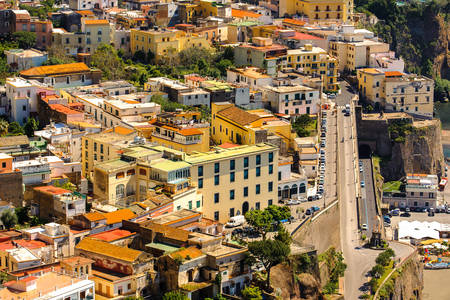 Aerial view of Sorrento