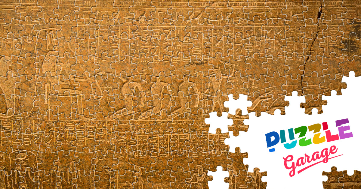 Egyptian Characters Jigsaw Puzzle (History, Archeology) Puzzle Garage