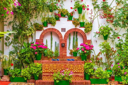 Kvetinové domčeky v Cordobe