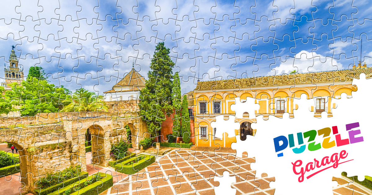 Seville Alcazar Jigsaw Puzzle Countries Spain Puzzle Garage