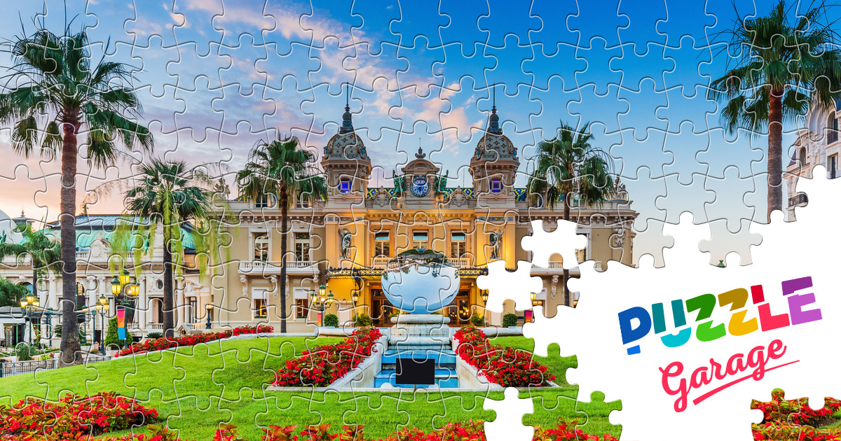 Casino Monte Carlo Jigsaw Puzzle (Countries, Monaco) Puzzle Garage