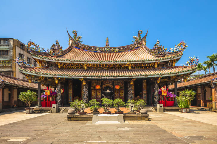 Dalongdong Bao'an templom Tajpejben