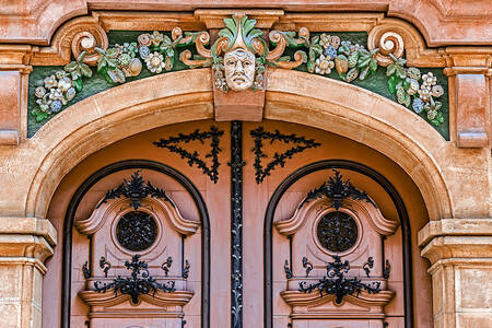 Details of a historic building in Timisoara