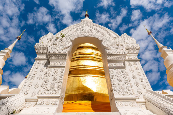 Arkitektur av Wat Suan Temple Doc