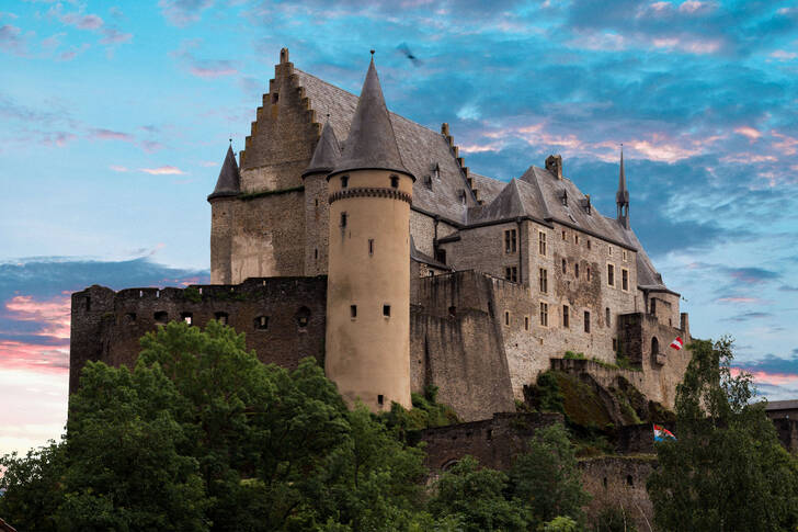 Vianden Castle in Luxembourg