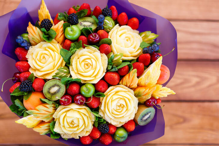 Fruit and berry bouquet