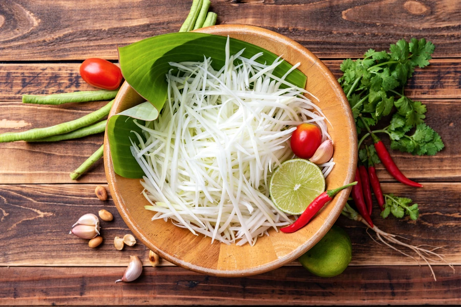 Salade de papaye