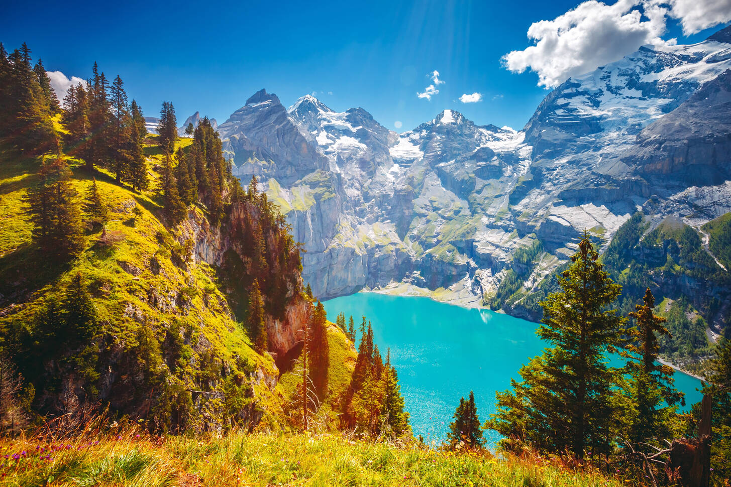 Oeschinen Lake Jigsaw Puzzle (Countries, Switzerland) | Puzzle Garage