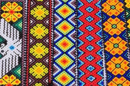 Huichol halkının el sanatları