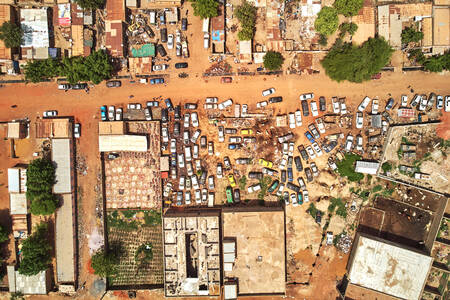Utsikt över Bamako