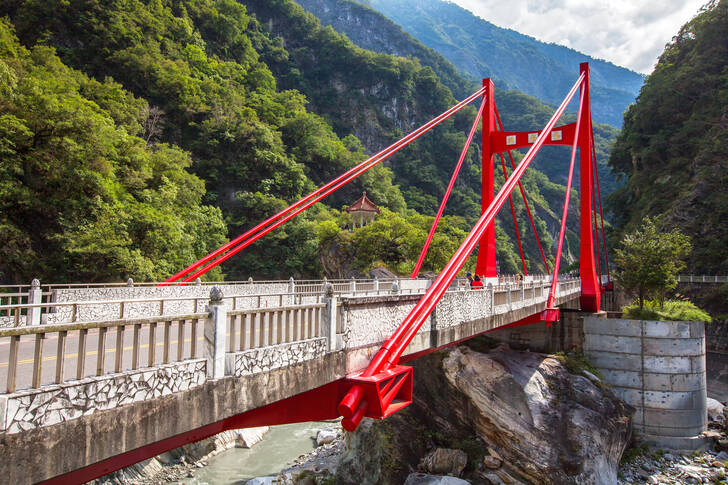 Мост в национальном парке Тароко