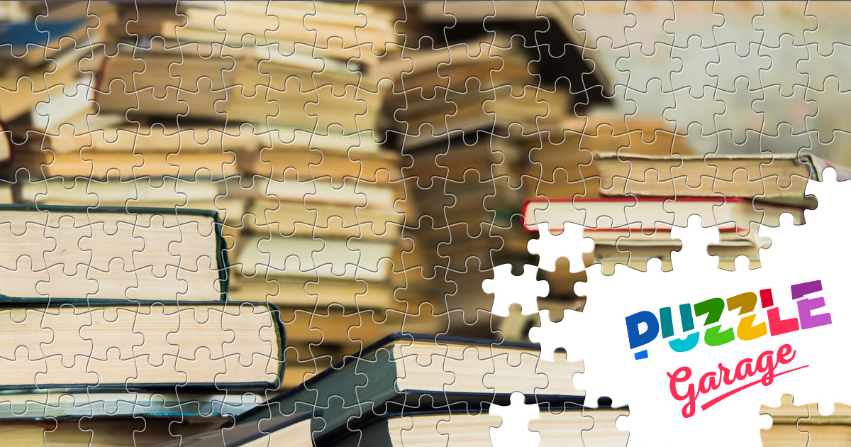 Pile of old books Jigsaw Puzzle (History, Flea market) Puzzle Garage