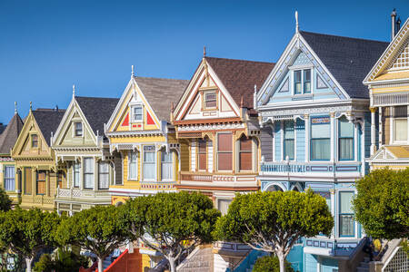 Victorian houses in San Francisco